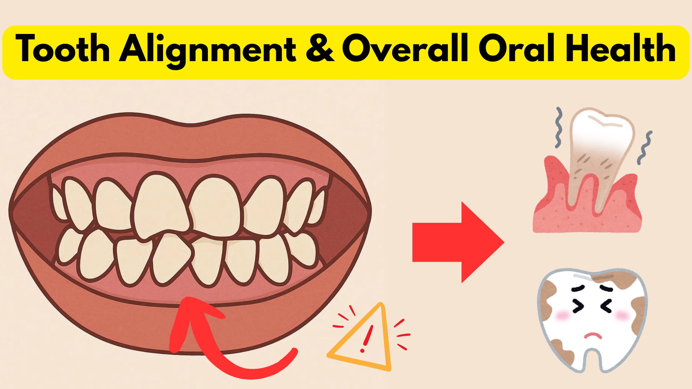 Tooth alignement and oral health